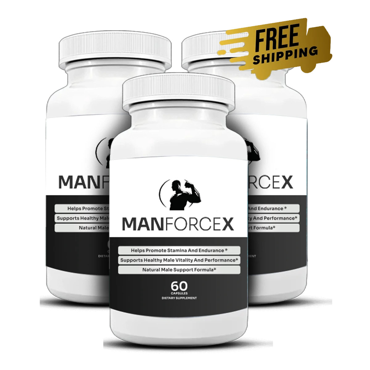ManForceX 3 bottle bundle 90 day supply