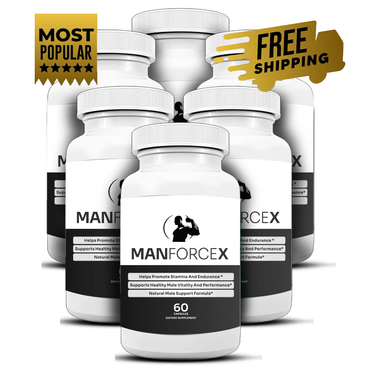 ManForceX 6 bottle bundle best value 180 day supply